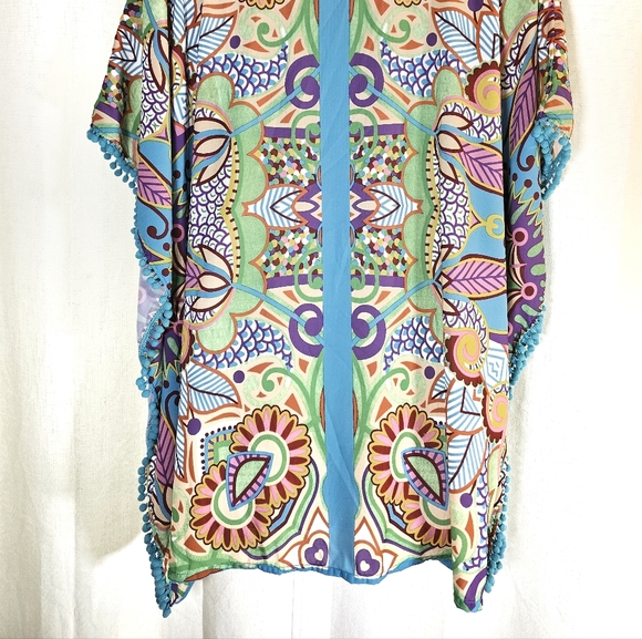 3/$20 Jade Melody Tam M/L Cover Up - Picture 9 of 9